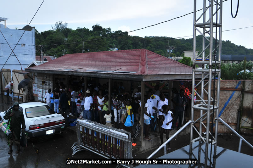 Lucea Cross the Harbour @ Lucea Car Park - All Day Event - Cross the Harbour Swim, Boat Rides, and Entertainment for the Family - Concert Featuring: Bushman, George Nooksl, Little Hero, Bushi One String, Dog Rice and many local Artists - Friday, August 1, 2008 - Lucea, Hanover Jamaica - Photographs by Net2Market.com - Barry J. Hough Sr. Photojournalist/Photograper - Photographs taken with a Nikon D300 - Negril Travel Guide, Negril Jamaica WI - http://www.negriltravelguide.com - info@negriltravelguide.com...!