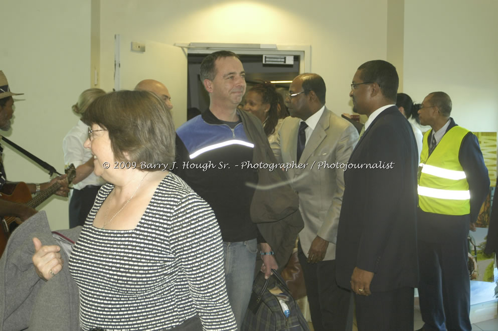  British Airways Inaugurates New Scheduled Service from London Gatwick Airport to Sangster International Airport, Montego Bay, Jamaica, Thursday, October 29, 2009 - Photographs by Barry J. Hough Sr. Photojournalist/Photograper - Photographs taken with a Nikon D70, D100, or D300 - Negril Travel Guide, Negril Jamaica WI - http://www.negriltravelguide.com - info@negriltravelguide.com...!