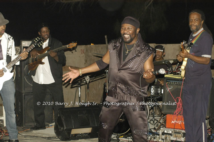 Toots and the Maytals - Grammy Award Winner @ Negril Fest - Presented by Money Cologne Promotions - Special Guest Star Jamaica Michael Jackson, Stama, Adeebe - Backed by Hurricane Band, MC Rev. BB on January 6, 2010 @ Roots Bamboo, Norman Manley Boulevard, Negril, Westmoreland, Jamaica W.I. - Photographs by Net2Market.com - Barry J. Hough Sr, Photographer/Photojournalist - The Negril Travel Guide - Negril's and Jamaica's Number One Concert Photography Web Site with over 40,000 Jamaican Concert photographs Published -  Negril Travel Guide, Negril Jamaica WI - http://www.negriltravelguide.com - info@negriltravelguide.com...!