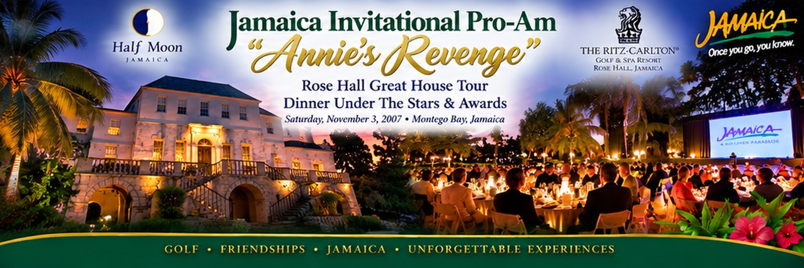 Dinner Under The Stars & Awards — Jamaica Invitational Pro-Am "Annie's Revenge"