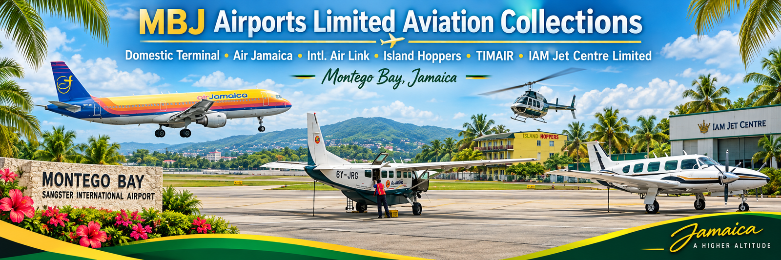MBJ Airports Limited aviation collection at Sangster International Airport
